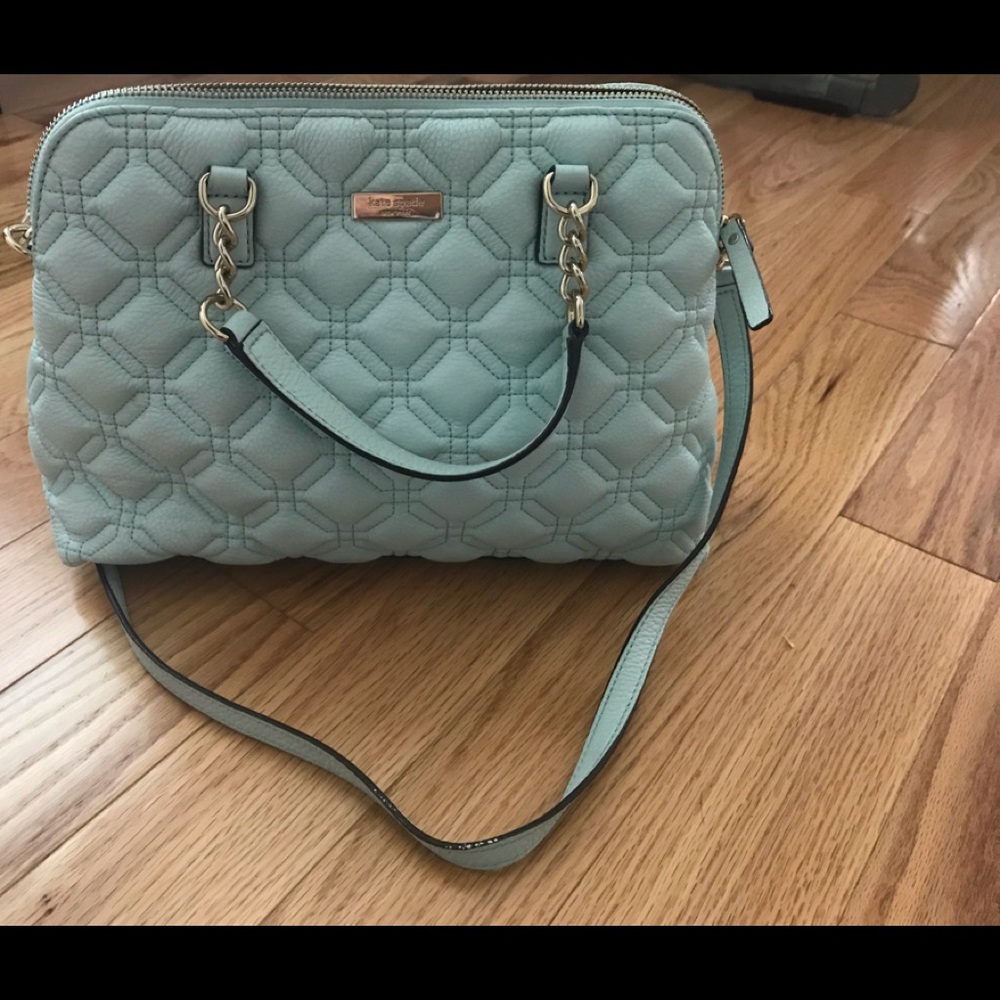 Kate Spade satchel, mint color